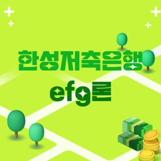 한성저축은행 efg론