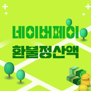 네이버페이 환불정산액