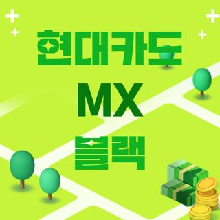 현대카드 MX 블랙
