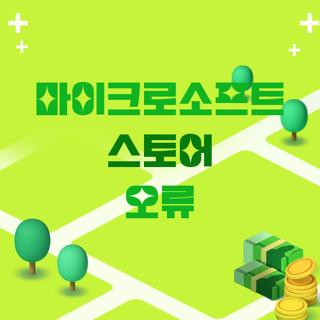 마이크로소프트 스토어 오류